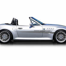 Paire d’autocollants en vinyle à rayures exclusives BMW pour portes latérales
 3