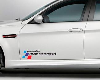 Paire d’autocollants BMW propulsés par BMW Motorsport M3 M6 M5 M4 e92 e46 e36
