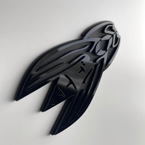 Badge 3D personnalisée Abeille Guêpe logo Badges d'aile Emblème 3