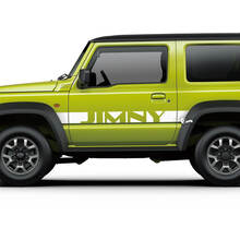 Paire Suzuki JIMNY Bandes latérales Portes Autocollant avant Logo Lignes autocollant graphique
 2