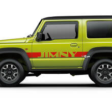 Paire Suzuki JIMNY Bandes latérales Portes Autocollant avant Logo Lignes autocollant graphique
 4