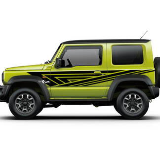 Suzuki JIMNY Graphiques latéraux Autocollants de portes Autocollant de lignes de logo
 1