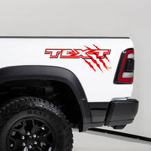 Autocollants vinyle TRX Griffe pour flanc de caisse pour Dodge Ram TRX - Paire_2