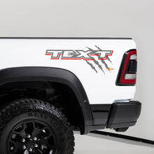 Autocollants vinyle TRX Griffe pour flanc de caisse pour Dodge Ram TRX - Paire_3