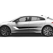 Bandes latérales à deux couleurs pour Jaguar I-Pace Autocollant de lignes de logo de décalcomanie de portes
 2