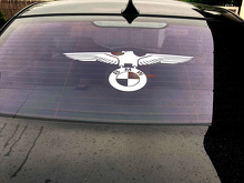 Autocollants en vinyle pour vitre arrière de voiture allemande BMW Eagle, autocollants pour M3 M5 M6 e36 tous
 2