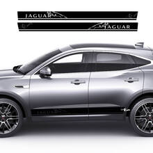 Jaguar E-Pace Side Rocker Panel Portes Stripes Graphics autocollant Logo autocollant
 3