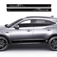 Jaguar E-Pace Side Rocker Panel Portes Stripes Graphics autocollant Logo autocollant
 3