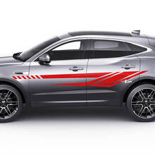 Jaguar E-Pace Bandes de portes latérales modernes Autocollant de logo graphique
 2