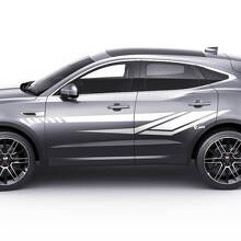 Jaguar E-Pace Bandes de portes latérales modernes Autocollant de logo graphique
 3