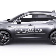 Autocollant Logo Latéral Jaguar Pour Portes Décalcomanie Logo Pour Jaguar E-Pace 3