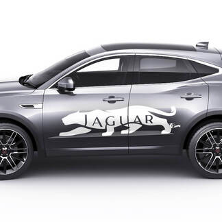 Jaguar E-Pace Side Logo Jaguar Doors Graphics décalcomanie Logo autocollant 2
