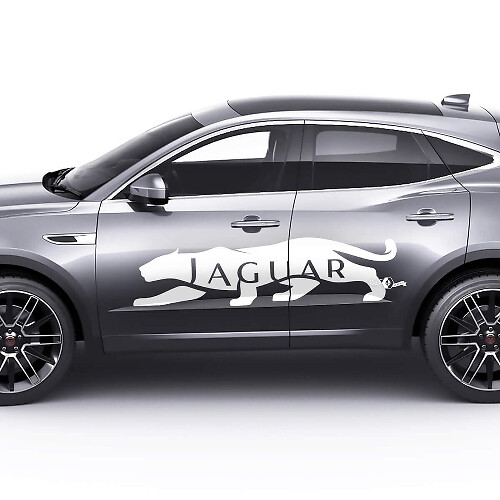 Logo latéral Jaguar Autocollants graphiques pour portes 2 pour Jaguar E-Pace