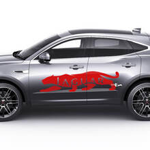 Jaguar E-Pace Side Logo Jaguar Doors Graphics décalcomanie Logo autocollant 2
 2