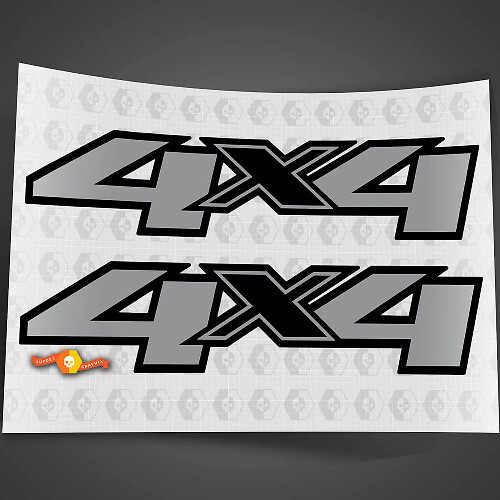 2X Chevy Chevrolet Silverado 4X4 Décalcomanies 1500 2500 GM HD Ensemble d’autocollants en vinyle
