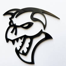 Badge 3D Hellcat Demon, emblème de garde-boue noir
 2