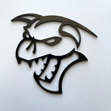 Badge 3D Hellcat Demon, emblème de garde-boue noir
 3