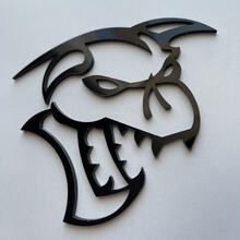 Badge 3D Hellcat Demon, emblème de garde-boue noir
 4