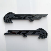 SRT Trackhawk 3D Badge Noir vs Gris Fender Badges Emblème
 6