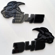 Chèvre 345 HEMI 3D Badge Noir vs Gris Fender Badges Emblème
 7