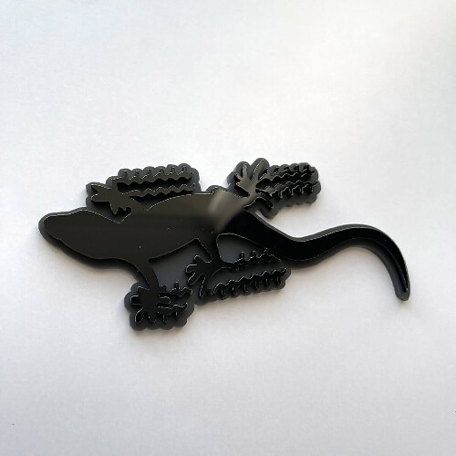 Badge Gecko 3D Badges d'aile Emblème