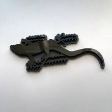 Badge Gecko 3D Badges d'aile Emblème_3