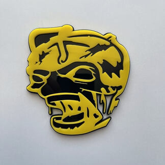 Zombie Bee Super Bee Badge 3D Noir vs Jaune Fender Badges Emblème
