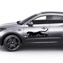 Jaguar Logo Cat E-Pace Portes latérales Graphiques décalcomanie Logo autocollant
 3