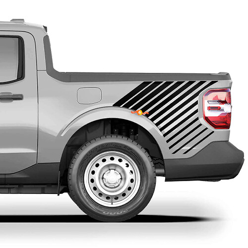 Musclecar truck Maverick Autocollants Graphiques pour Côté de la Benne
