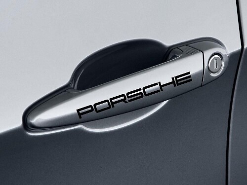 Autocollants en vinyle Poignées de porte Porsche pour voitures Porsche