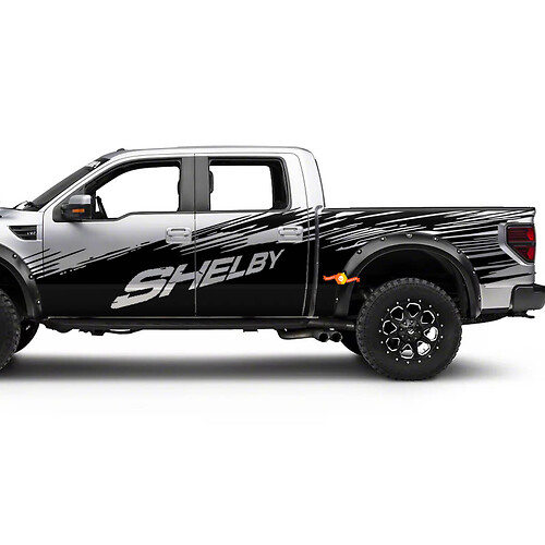 Huge Graphics Splash Shelby Ford F150 SVT Raptor Autocollants latéraux arrière
