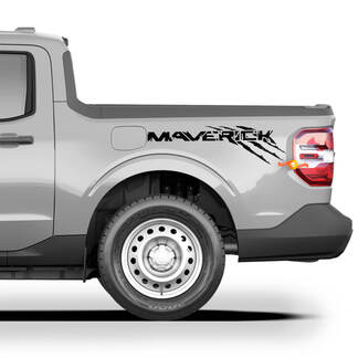 Ford Maverick Claw Mark Vinyl Graphics Autocollants Autocollants côté lit Autocollants Camion
