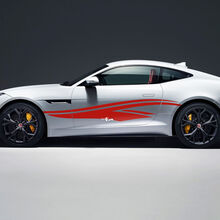 Jaguar F-Type R Side Racing Graphics Portes autocollant Logo autocollant
 3