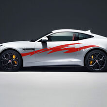 Jaguar F-Type R Side Racing Graphics Portes autocollant Logo autocollant 2
 2