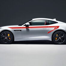 Jaguar F-Type R Side Racing Stripes Graphics Portes autocollant Logo autocollant 3
 2