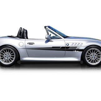 Paire BMW Z3 Roadster rayures portes latérales vinyle autocollant autocollant
