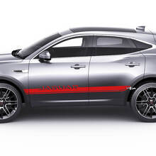 Paire Jaguar E-Pace Portes Latérales Logo Stripe Graphics Decal Logo Autocollant
 3