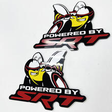 Propulsé par SRT Scat Pack Bee Dodge Charger Challenger Badge Fender Badges Emblème
 2