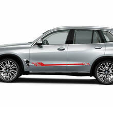 M Logo Stripes pour BMW X5 G05 Portes latérales Autocollant en vinyle
 2