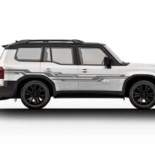 Kit d'autocollants bande latérale abstraite pour Toyota Land Cruiser Prado 2024_3