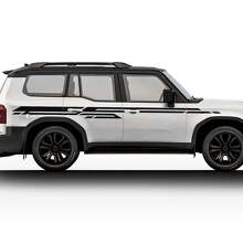Kit de décalcomanie vinyle bandes latérales abstraites pour Toyota Land Cruiser Prado 2024_3