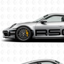 Autocollant de décalcomanie de logo latéral énorme de Porsche 911
 2