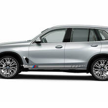 Accents M Logo Stripes pour BMW G05 Portes latérales Autocollant en vinyle
 2