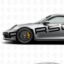 Autocollant de décalcomanie de logo latéral énorme de Porsche 911 GT3RS
 2