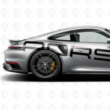 Autocollant de décalcomanie de logo latéral énorme de Porsche 911 GT3RS
 3