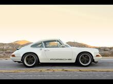 Porsche 911 Logo à rayures latérales classiques bicolores style chanteur
 4