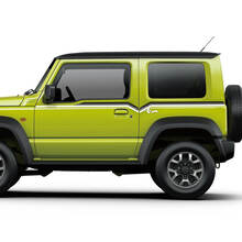 Paire Suzuki JIMNY Portes Latérales Stripe Lines graphiques décalcomanie Lignes autocollant 3 Couleurs
 2