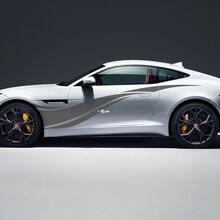 2x Jaguar F-Type R Side Racing Graphics Portes Side Wave Secal Vinyle Autocollant
 2