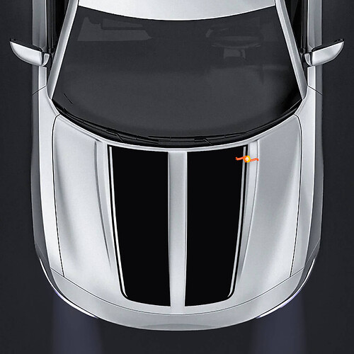 Dodge Charger Hood-Accent Decal Stickers-Graphic s’adapte aux modèles 2015 - 2020
