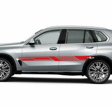 Bandes latérales pour portes latérales BMW G05, autocollant en vinyle
 2